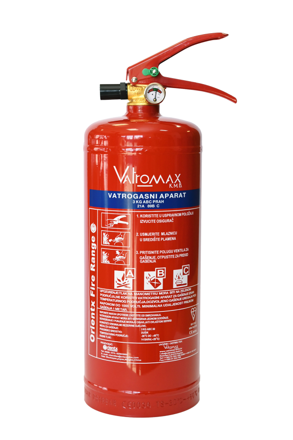 Vatrogasni aparat P-3, 3KG