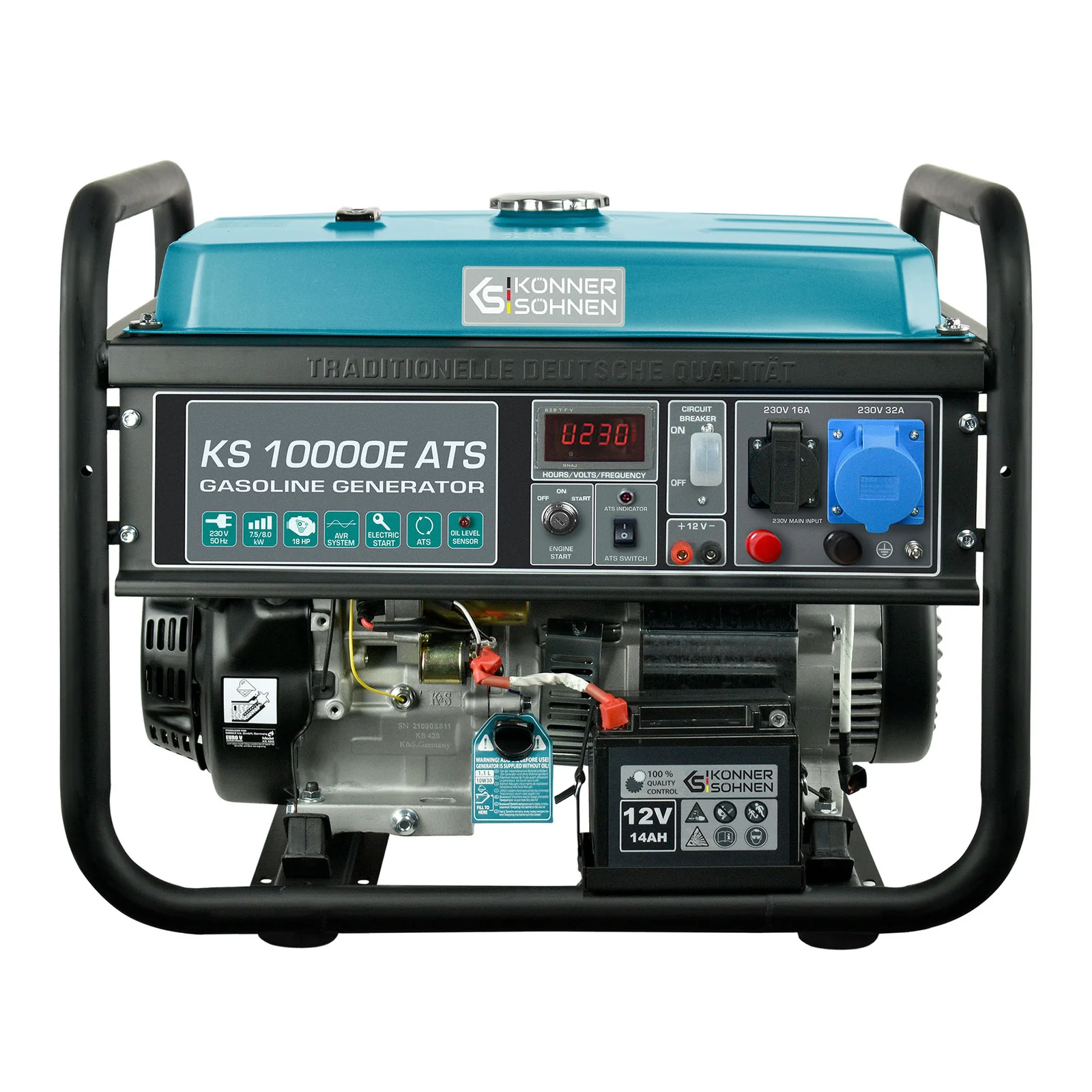 Benzinski generator “Könner & Söhnen” KS 10000E ATS 8 kW