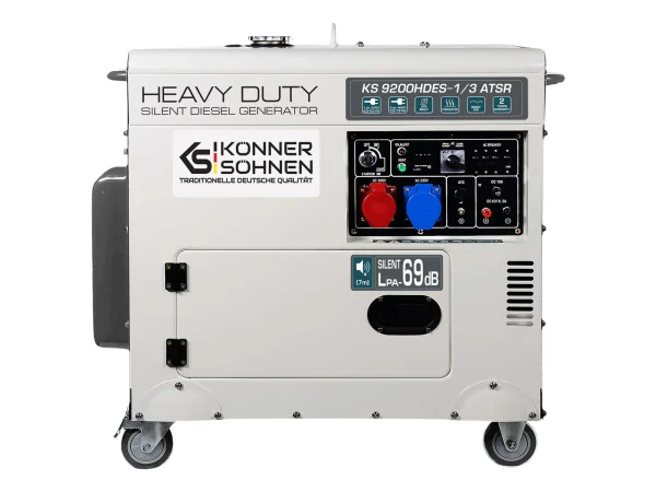 Diesel generator "Könner & Söhnen" KS 9200HDES-1/3 ATSR (EURO V) 6.5 kW 7.5 kW