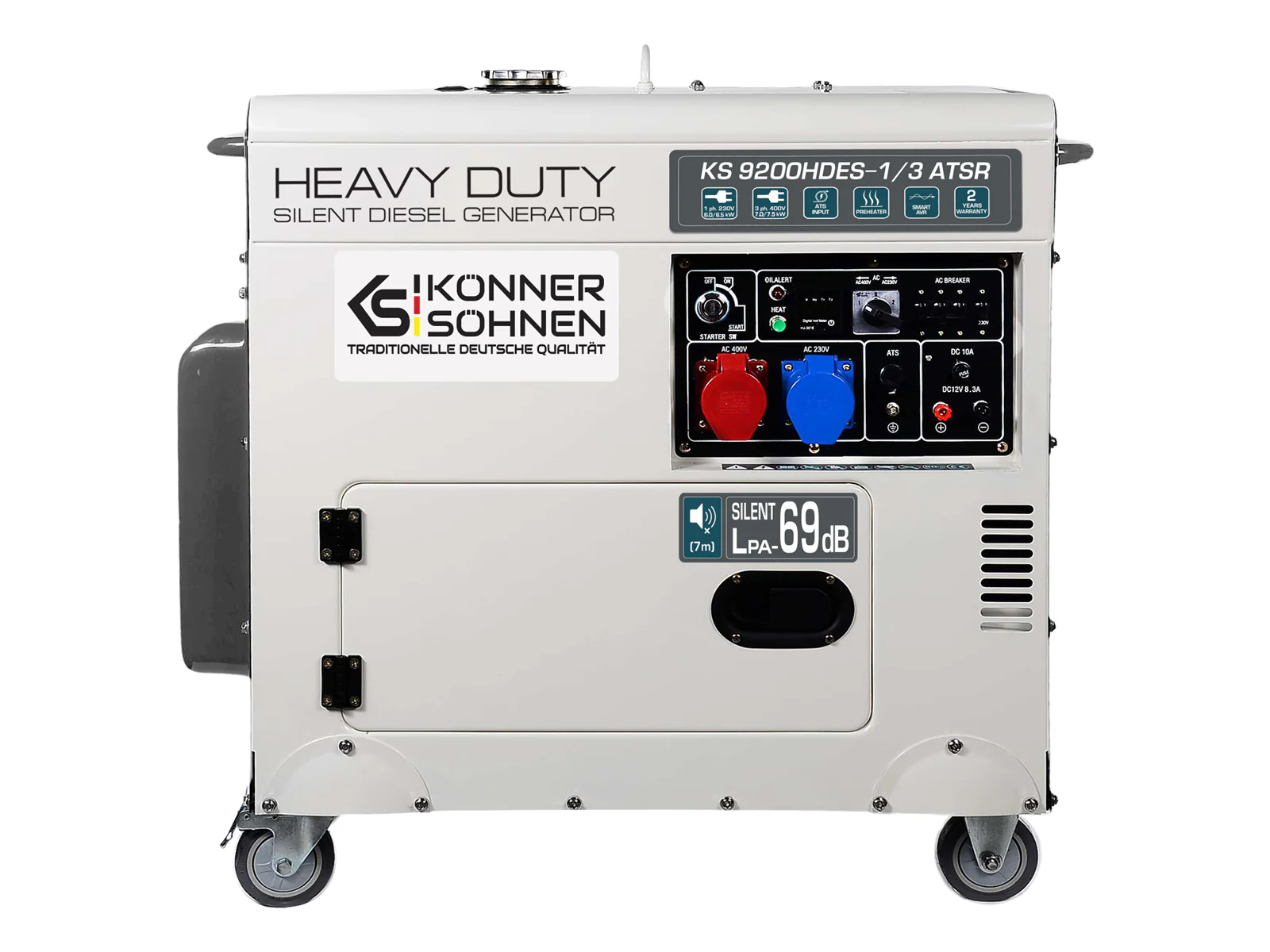 Diesel generator “Könner & Söhnen” KS 9200HDES-1/3 ATSR (EURO V) 6.5 kW 7.5 kW