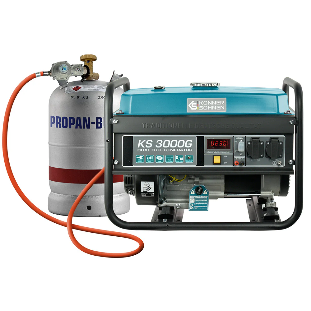 Plin/Benzin Generator “Könner & Söhnen” KS 3000G
